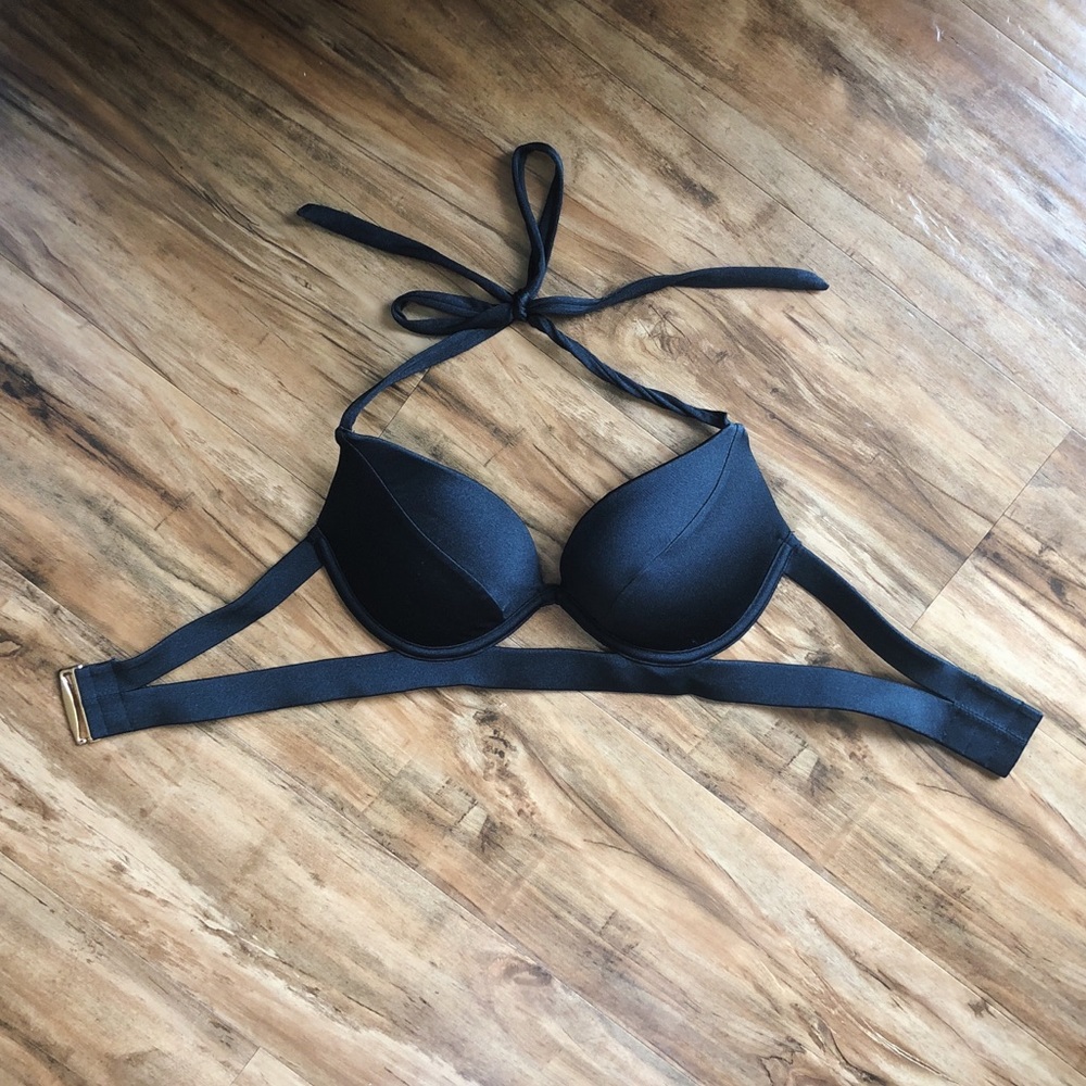 VS Black Push-Up Bikini Top